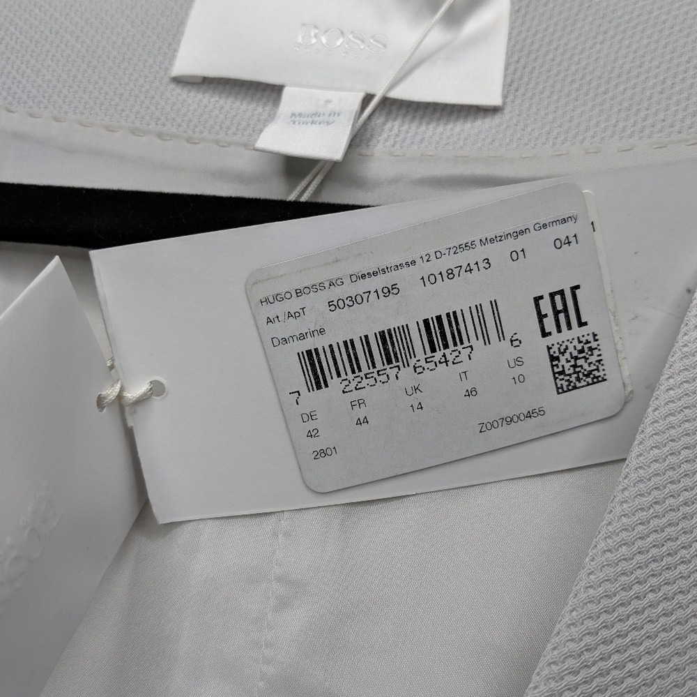 Hugo BOSS Damarine V Neck Tuxedo Vest Dress sz 10 - Picture 7 of 8